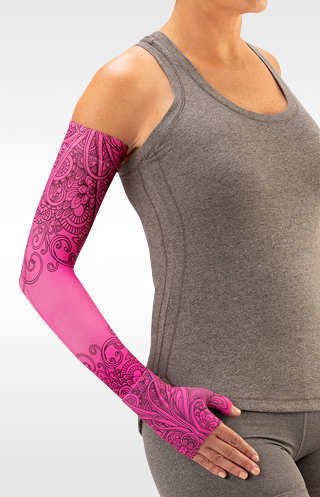 Juzo Soft Arm Sleeve (Print Series BOHO GROOVY) 15-20 mmHg, 20-30 mmHg, and 30-40 mmHg Compression