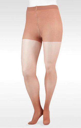Juzo Sheer Closed Toe Waist High 15-20 mmHg Compression Stocking in the color Beige 2100ATFF14