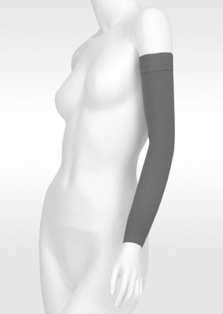 Juzo Soft 2000CG 15-20 mmHg, 2001CG 20-30 mmHg, 2002CG 30-40 mmHg Compression Arm Sleeve in the 2026 Trend Color Glam Gray