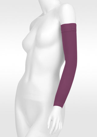 Juzo Soft 2000CG 15-20 mmHg, 2001CG 20-30 mmHg, 2002CG 30-40 mmHg Compression Arm Sleeve in the 2024 Trend Color Grape Jam