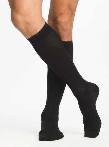 Sigvaris 192C Men's All-Season Merino Wool Compression Socks Color Black