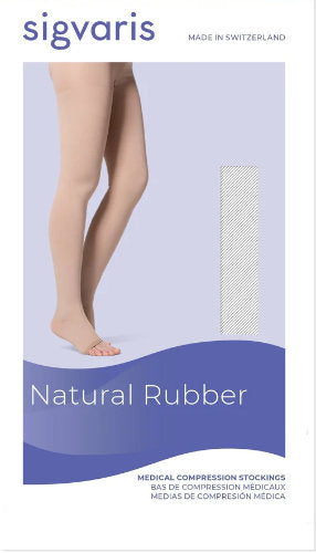 Sigvaris 503P Natural Rubber Pantyhose 30-40 mmHg Color Beige Package