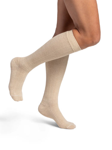 Sigvaris 252CW Style Linen for Women, 20-30 mmHg, Knee High, CT