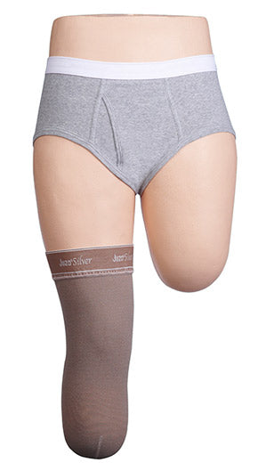 Juzo Dynamic Silver BK Shrinker (3561CFSB), 20-30 mmHg, w/Silicone Band