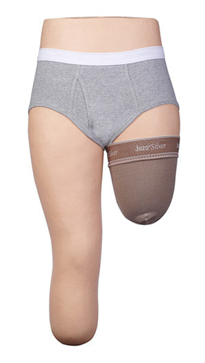 Juzo Dynamic Silver AK Shrinker (3562FGSB), 30-40 mmHg, w/Silicone Band