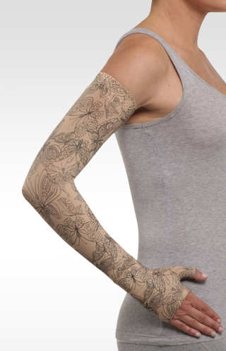 Juzo Soft Arm Sleeve (Print Series) 15-20 mmHg, 20-30 mmHg, and 30-40 mmHg Compression