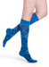 Sigvaris 143C Microfiber Shades Royal Blue Argyle Women's Compression Socks, 15-20 mmHg