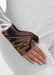 Juzo Soft Gauntlet with Thumb in the Print Collection BUTTERFLY FLOWER HENNA CHESTNUT
