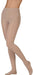 Lady wearing her Juzo Basic Pantyhose Closed Toe 30-40 mmHg Compression Stockings in the color Beige (4412ATFF14)