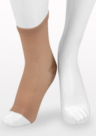 Juzo Basic Open Toe Anklet 20-30 mmHg Compression Stockings in the Color Beige 4411AB14