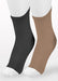 Photo of the Juzo Basic Open Toe Anklet 20-30 mmHg Compression Stockings in the Color Black and Beige 4411AB10 4411AB14