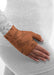 Juzo Soft Gauntlet with Thumb Stub in the Bird Henna Cinnamon Print