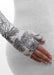 Juzo Soft Gauntlet with Thumb Stub in the FLORAL GRAY Print