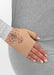 Juzo Soft Gauntlet with Thumb in the Print Collection FREE SPIRIT