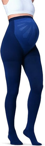 Jobst Opaque Maternity Compression Stockings in the 15-20 mmHg Compression Color Navy