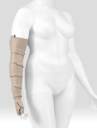 Juzo Compression Arm and hand Wrap in the color Beige