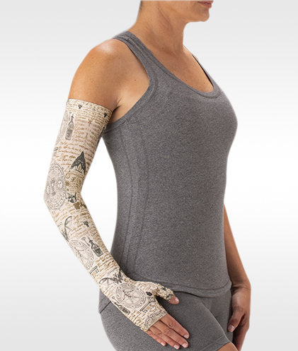 Juzo Soft Arm Sleeve (Print Series-Alchemy) 15-20 mmHg, 20-30 mmHg, and 30-40 mmHg Compression