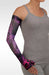Juzo Soft Arm Sleeve with Silicone Band in the Juzo Print BUTTERFLY PSYCHEDELIC PURPLE