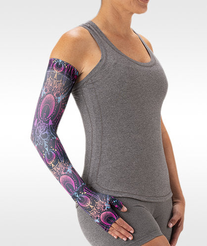 Buy Online LYMPHEDEMA ARM SLEEVES & GAUNTLETS 20-30mmHg Arm sleeve w/soft  top black S-M-L (3325-BL) Canada