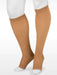 Juzo Basic Knee High Open Toe 15-20 mmHg Compression Stockings in the Color Beige 4410AD14