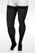 Juzo Basic Thigh High Open Toe 15-20 mmHg Compression Stockings in the color Black (4410AGSB10)