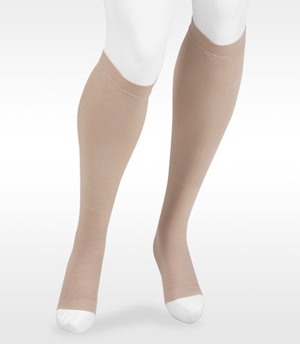Juzo DualkStretch Knee High Open Toe 20-30 mmHg Compression Socks Color Beige (6091AD14)