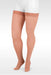 Juzo Dynamic 40-50 mmHg Closed Toe Thigh High with Silicone Dot Band in the color Beige