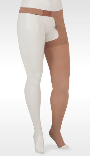 Juzo Dynamic Thigh High with Hip Attachment for the left leg only 3512AGHALE | Color Beige