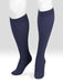 Juzo Dynamic Cotton 20-30 mmHg Compression Knee High in the color Navy (3521ADFF09)