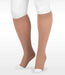 Juzo Dynamic Open Toe Knee High 20-30 mmHg with 5 cm Silicone Dot Band Color Beige