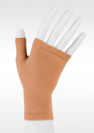 Display showing the Juzo 2301AC14 Gauntlet 20-30 mmHg in the color beige