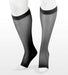 Juzo Naturally Sheer (2100AD10) Open Toe 15-20 mmHg Compression Stockings in the color Black