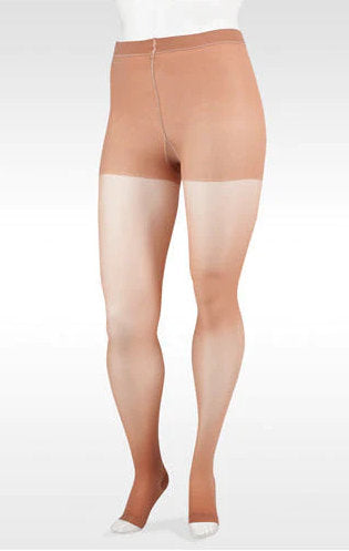 Juzo Naturally Sheer 20-30 mmHg Compression Pantyhose in the Color Beige | Compression Care Center