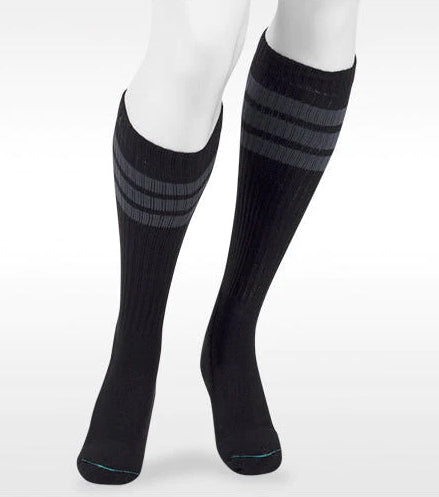 Juzo Power Comfort Knee High 20-30 mmHg Compression Sock Retro Black 2601ADFF11