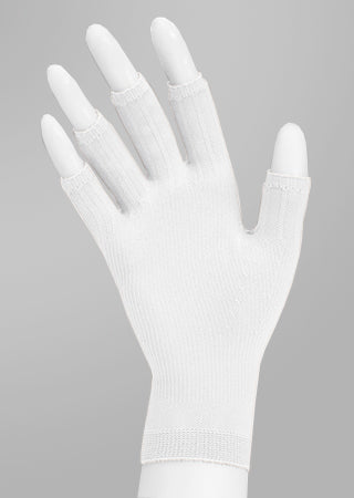 Juzo Soft Seamless Glove with Finger Stubs in the color White 2001ACFSLE06 M