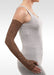 Juzo Soft Arm Sleeve with Silicone Band in the Bird Henna-Chestnut is available in 15-20 mmHg, 20-30 mmHg, as well as 30-40 mmHg compression levels