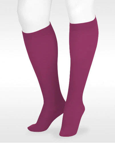 Juzo Soft 2002 Knee High Closed Toe Compression Stocking in the Trend Color Agate