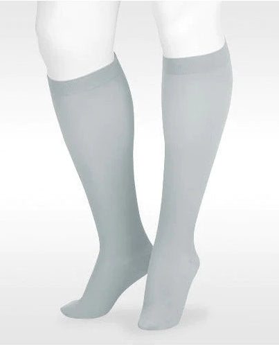 Juzo Soft 15-20 mmHg Knee High with Silicone Band | Trend Colors Collection Color Moonstone
