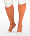 Juzo Soft 30-40 mmHg Knee High Open Toe with Silicone Band in the Color Cinnamon