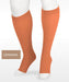 Juzo Soft Open Toe Knee High 15-20 mmHg Compression Stockings in the color Cinnamon