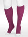 Juzo Soft 2002ADSB00 Open Toe Knee High with Silicone Band | Trend Color Collection in the Color Agate