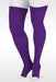 Juzo Soft Trend Colors Collection | 20-30 mmHg Thigh High Open Toe | Color Amethyst
