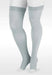 Juzo Soft Trend Colors Collection | 15-20 mmHg Thigh High Open Toe | Color Moonstone