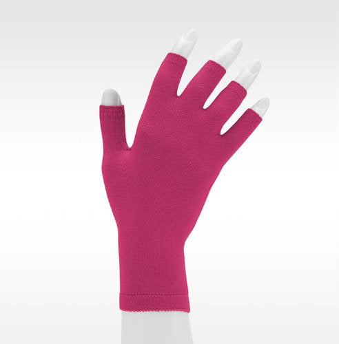 Juzo Soft Seamless Glove w/Finger Stubs, 20-30 mmHg Trend Color Every Rose