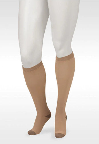 Juzo Soft Silver Knee High Closed Toe with Silicone Band 30-40 mmHg Compression Stockings (2062ADFFSB)