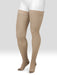 Juzo Soft Silver Thigh High Closed Toe, with Silicone Band, 30-40 mmHg Compression Stockings (2062AGFFSB)