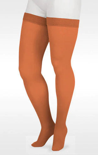 Juzo Soft Thigh High 15-20 mmHg Compression Stockings in the color Cinnamon | Compression Care Center