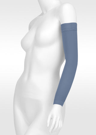 Juzo Soft 2000CG 15-20 mmHg, 2001CG 20-30 mmHg, 2002CG 30-40 mmHg Compression Arm Sleeve in the 2024 Trend Color Bombshell Blue
