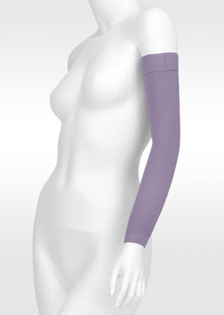 Juzo Soft 2000CG 15-20 mmHg, 2001CG 20-30 mmHg, 2002CG 30-40 mmHg Compression Arm Sleeve in the 2024 Trend Color Lavender Love.