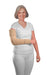Lady wearing her Lohmann and Rauscher ReadyWrap arm extremity garment in the beige